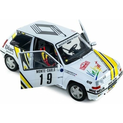 Solido RENAULT 5 GT TURBO MK2 BÍLÁ #19 A.OREILLE 1:18