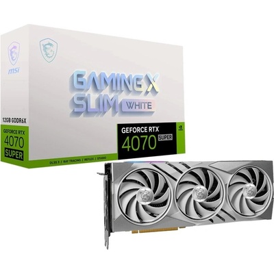 MSI GeForce RTX 4070 SUPER 12G GAMING X SLIM WHITE