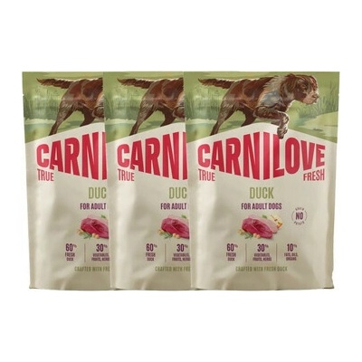 Carnilove True Fresh Dog Duck for Adult Small Breeds 3 x 1,5 kg
