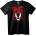NOONEBRAND Тениска Черепът на Carnage - 2XL, White