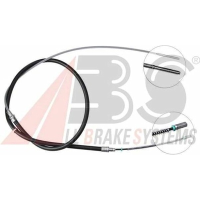 VW PASSAT "B4" 10/93-9/96 ťažné lanko parkovacej brzdy zadné obojstranné