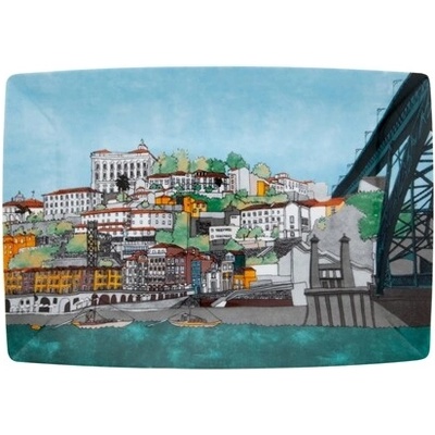 Vista Alegre Servírovací tanier 18,6 x 27 cm Alma de Porto