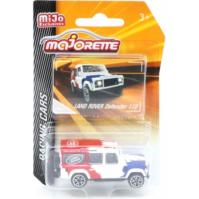 Majorette Land Rover Defender 110 bílá 1:64