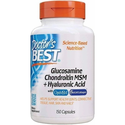 Doctor's Best Glucosamine Chondroitin MSM + Hyaluronic Acid 150 kapsúl