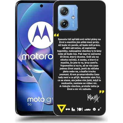Picasee silikónové Motorola Moto G54 5G - Kazma - BUĎTE TROCHU YESMANI čierne
