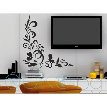 Image 1 of Флорална композиция с пеперуди - за ъгъл (3157)