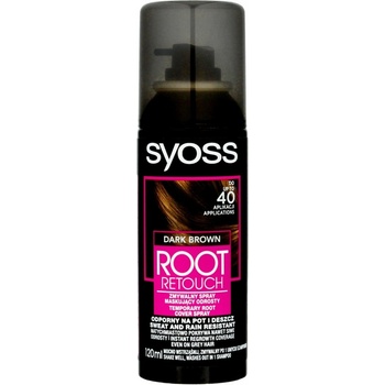 Syoss Root Retoucher tmavě hnědý sprej na odrosty 120 ml