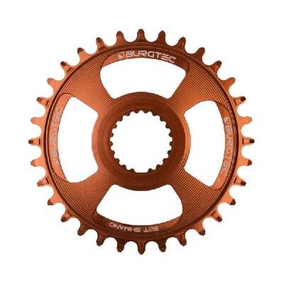 Плоча BURGTEC Shimano Direct Mount Thick Thin - Каш Бронзов 32T