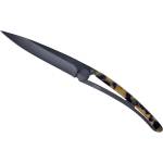 DEEJO 1gc013 turtle black / Ултралек джобен нож със синтетична дръжка от черупка на костенурка (1gc013)