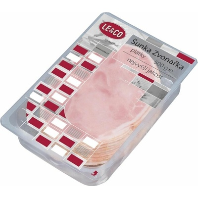 LE&CO Šunka Zvonarka plátkovaná cca 0,5 kg