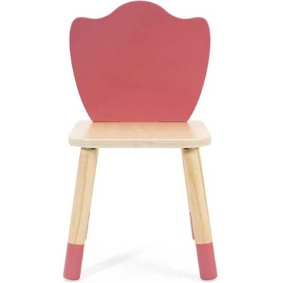 GUGA Дървено столче за деца с облегалка - Лале (6927049065101)