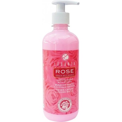 Leganza Rose Течен сапун, с розово масло, 500 ml