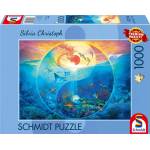 Schmidt Spiele Пъзел Schmidt от 1000 части - Ин и Ян: Царството на морските обитатели (58594)