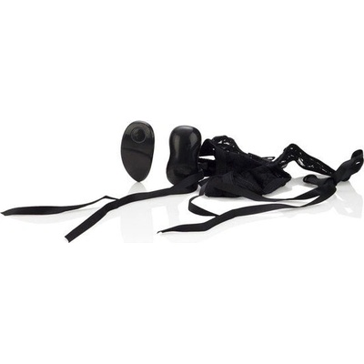 CalExotics Черни вибриращи прашки с вибрации California Exotics