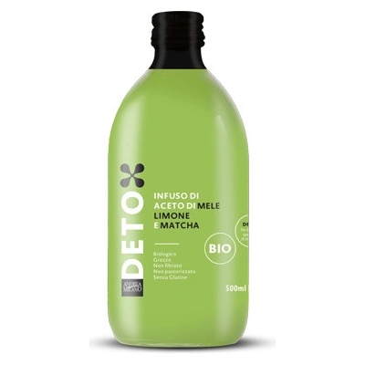 Acetificio Andrea Milano DETOX Bio jablečný ocet s citronem a matcha 500 ml – Zboží Dáma