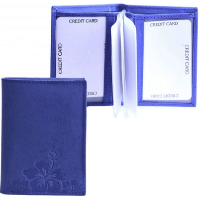 HJP Dámské pouzdro na karty a doklady 7117 fialově modré