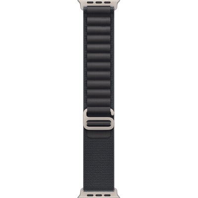 Apple Оригинална текстилна каишка за Apple Watch Ultra, Ultra 2, Ultra 3 49мм - Apple Alpine Loop Large (черен-бежов) (mftg4zm/a)