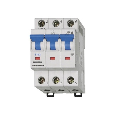 Schrack 6 kA, B 6A, 3P BM618306