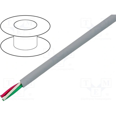 Alpha Wire 78024 SL001 4x24AWG nestíněný 300V 305m