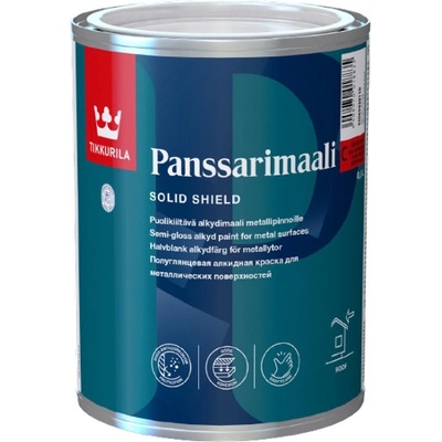 Tikkurila Panssarimaali - antikorózna farba na plechové strechy - TVT 0357 - Grass - 9 L