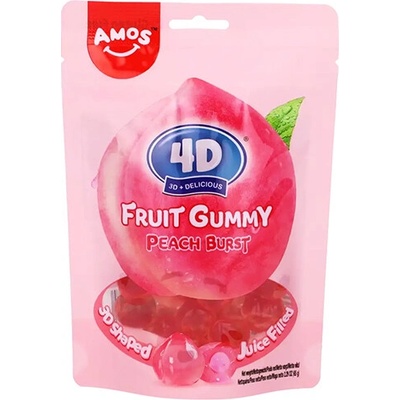 Amos Ovocné želé s příchutí broskve 4D 65 g