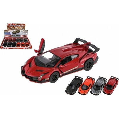 Kinsmart Auto model LAMBORGHINI Veneno kov PB 13cm 4 barvy 1:36