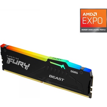 Image 1 of Kingston FURY Beast RGB 32GB DDR5 6000MHz KF560C30BBEA-32