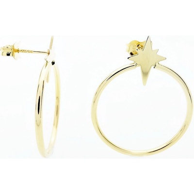 Šperk Holíč zlaté kruhové napichovacie náušnice ZN44