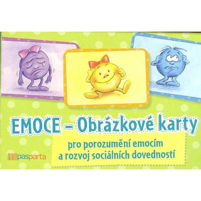 Emoce - Obrázkové karty 1x kniha, 1x sada karet