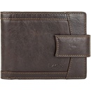 Lagen pánska kožená peňaženka Dark brown V 06 T tmavo hnědá