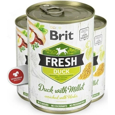 Brit Fresh Duck with Millet 400 g