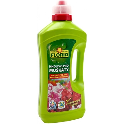 AGRO FLORIA KVAPALNÉ HNOJIVO NA MUŠKÁTY 1 L