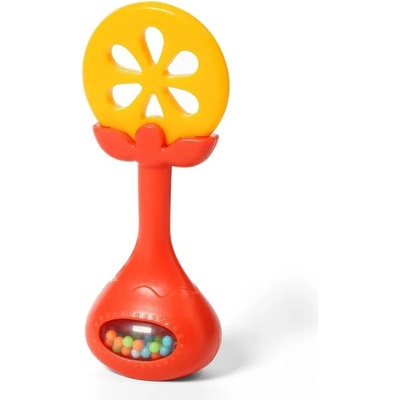 Babyono Бебешка дрънкалка Babyono - Портокал (5901435410851)