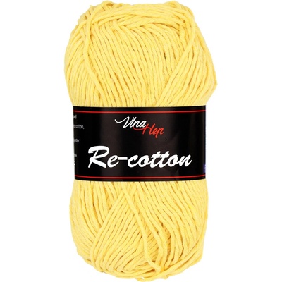 Vlna-hep Příze Re-Cotton - recyklovaná bavlna Re-Cotton: 81250 Slunečnicová