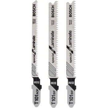 Bosch 3-dielna súprava pílových listov do priamočiarych píl - T 101 BIF; T 101 AOF 2608636429