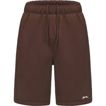Slazenger Мъжки поларени къси панталони Slazenger Fleece Shorts Mens - Chocolate