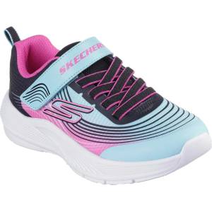 Skechers Маратонки Skechers Kids' Gore And Strap Ombre Sparkle Mesh Microspec Runners - Navy/Multi