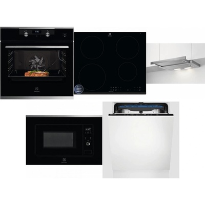 Set Electrolux KODEC75X2 + LIR60433B + LFP326S + LMS2203EMX + EES48200L