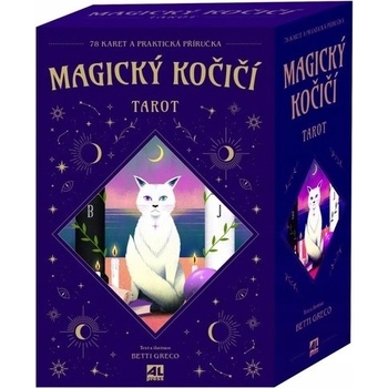 Magický mačací tarot 70 kariet a praktická ...
