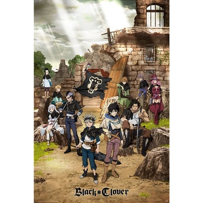 Plagát, Obraz - Black Clover - Black Bull squad & Yuno, 61 × 91.5 cm