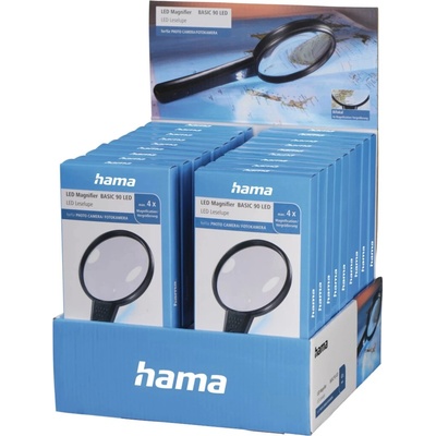 Hama ručná lupa Basic 90 LED, balenie 18 ks (cena je uvedená za 1 kus)