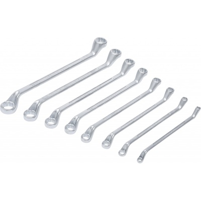 BGS technic Sada oboustranných očkových klíčů zalomené 6 x 7 - 20 x 22 mm 8dílná BGS 1213