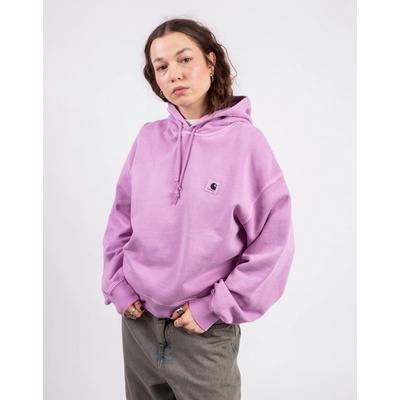 Carhartt WIP W' Hooded Nelson Sweat Gentle Puprle garment dyed