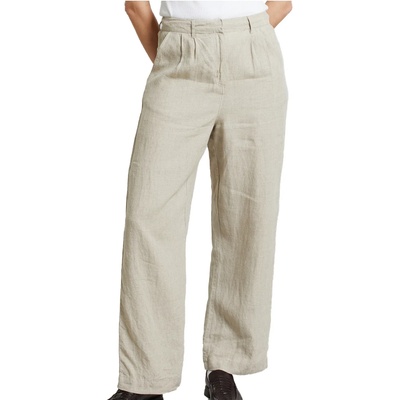 DEDICATED Дамски ежедневен панталон Dedicated Women's Pants Vickleby Linen Casual trousers - Ecru - размер XS (107-2807-0111)