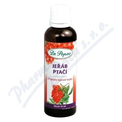 Dr.Popov Jeřáb ptačí originální bylinné kapky 50 ml