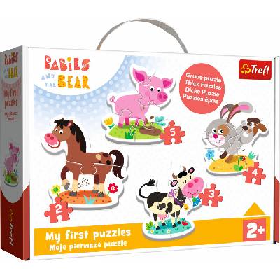 Trefl - Puzzle Baby puzzle: On The Farm - 1 - 39 piese