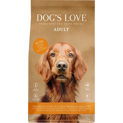 Dog´s Love Adult s krůtím 2 x 2 kg