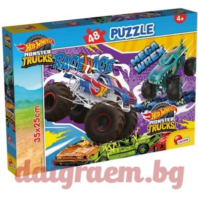 Lisciani Пъзел LISCIANI 104765 - 48 части - Hot Wheels (LI104765)