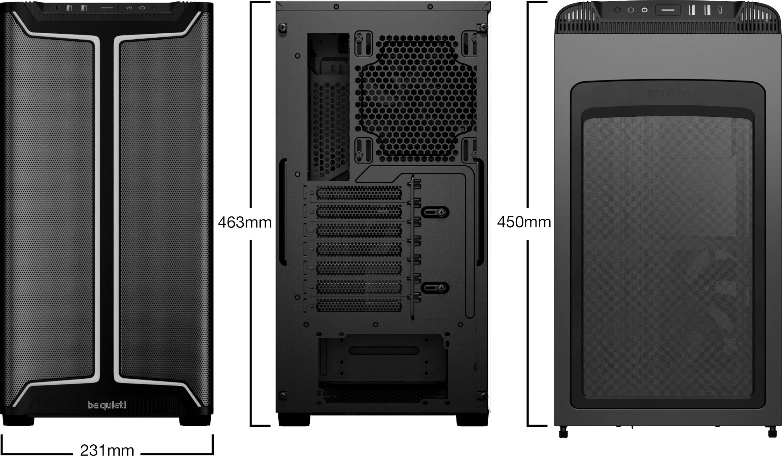 be quiet! Pure Base 501 DX Black (BGW76)