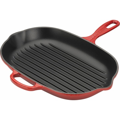 Le Creuset 20194320600422 Grilovacia panvica Signature oválna 32 cm višňová